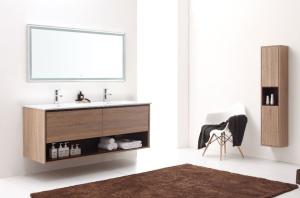 Wholesale Good Quality Wall Hung Bathroom Vanities Modern Washbasin Bathroom Mirror Cabinet Vanity Bathroom from china suppliers