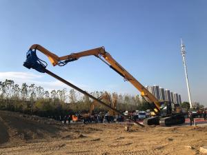 Wholesale Yellow Long Boom Mounted 3200rpm Vibrating Pile Driver Low Noise from china suppliers
