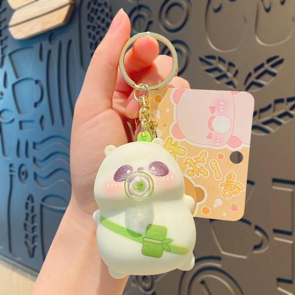 Customized Cute Pendant Squishy Toys Silicone Keychain Non-Toxic for Kids and Adults