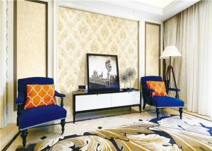 Wholesale Interior Room Classic Vintage Wallpaper Wet Embossing With Water Based Ink from china suppliers