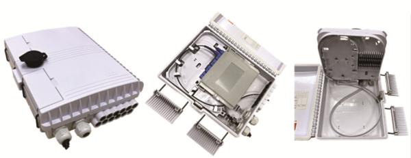 Plastic Optical Fiber Distribution Box 250X190X72mm,wall-mounted(Indorr&outdoor)