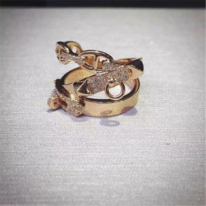 Wholesale diamonds of trinity ring 18kt gold with white gold or yellow gold from china suppliers
