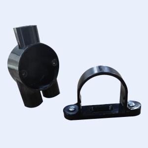 Wholesale PVC Cable Conduit Terminal Gang Box Space Bar Saddle Black White from china suppliers