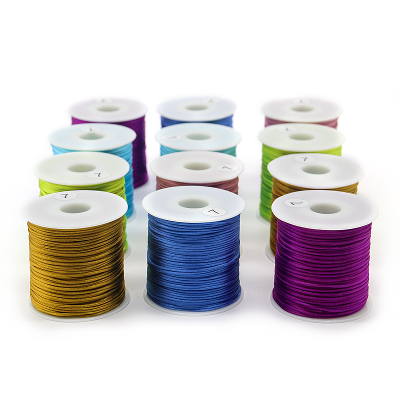 Supply 1mm Korean Silk Thread Necklace Rope for DIY Bracelet Making in Singal Color