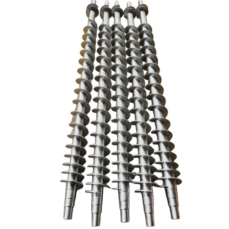 Powder Granule Carbon Steel Conveyor Continuous Stainless Blade