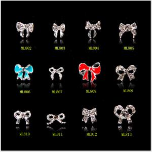 Wholesale Hot NEW Wholesale Alloy Jewelry 3D Nail Art Jewelry Nail rhinestones Sticker Supplier Number ML802-813 from china suppliers