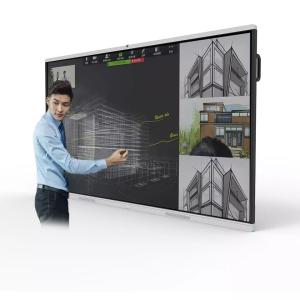 Wholesale 65&quot; 3840*2160 Touch Interactive Board Anti Glare Black Silver Color from china suppliers