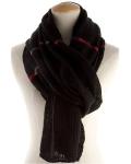 True Fair Trade Thick Winter Infinity Scarf , Green / Blue Wool Ladies Knitted