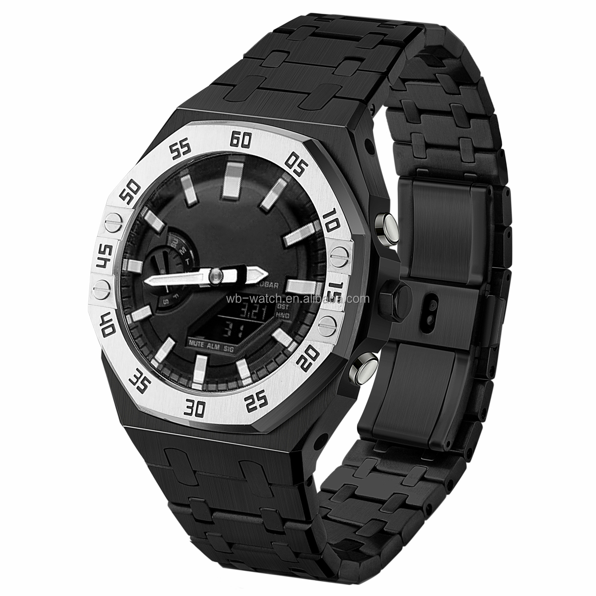 Customized Luxury Value Stainless Steel Strap for Casio G Shock Watches Modified Case