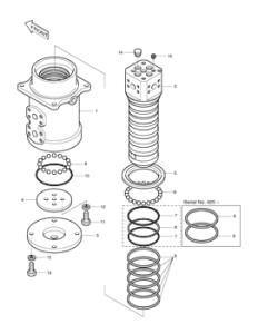 Wholesale 2480-1013EKT SEAL KIT;CENTER JOINT Doosan parts from china suppliers