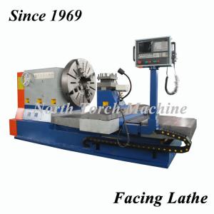China Metal Horizontal Lathe Machine , 32T 45T Flange Cnc Turning Lathe Machine on sale