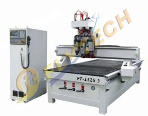 Wholesale factory price 3 pneumatic cylinder CNC wood carving Machine with air coolen spindle from china suppliers