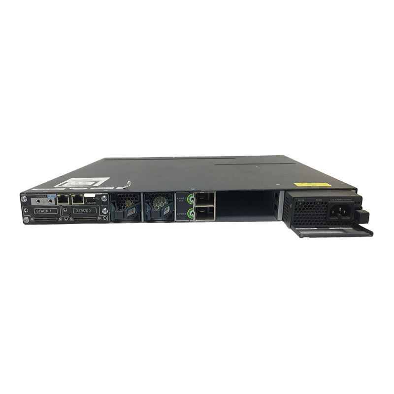 48-Port WS-C3750X-48PF-S 3750X-48PF Ethernet Switch IP Base Suitable for Desktop 800W PoE Power 48 X 10/100/1000 PoE Ports