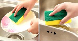 Wholesale Eco Friendly Dish Washing Sponge 10x7x3cm Size Not Easy To Drop Crumbs from china suppliers