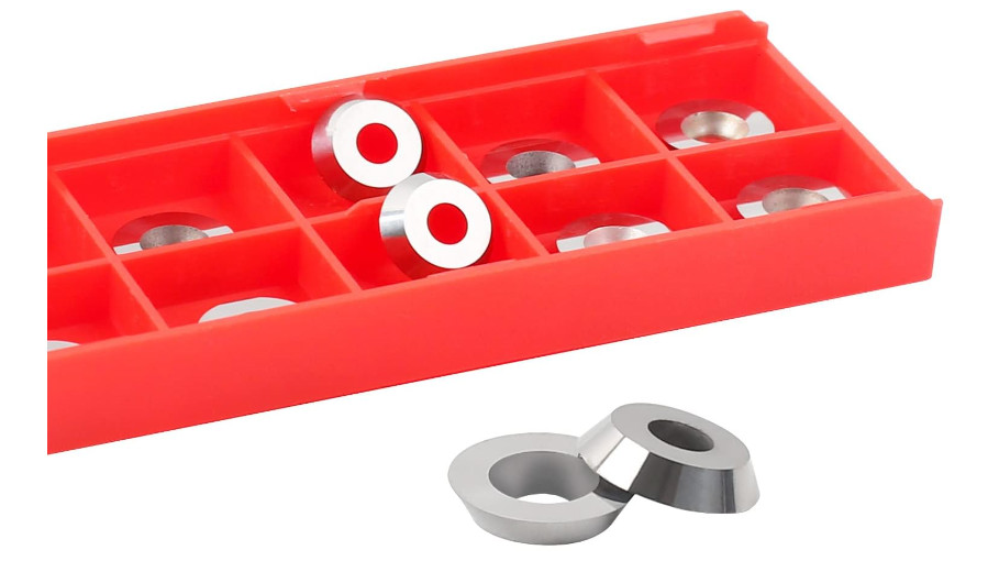 18mm Round Carbide Cutter Insert With Screws For Woodturning Tool