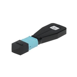 Wholesale MTP Male Type Elite 50/125 OM3 Loopback Aqua Connector Fiber Cable from china suppliers
