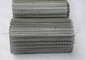 Wholesale Metal Balance Weave Conveyor Belts , Spiral Mesh Belt For Hotel Decoration from china suppliers