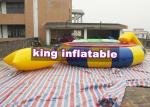 Customized Logo PVC Inflatable Water Toy / Trampoline Combine Jumping Bag /