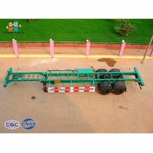 Wholesale Steel Q345B Skeletal 3 Axles 40ft Container Carrier Trailer from china suppliers