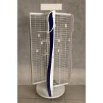 White Length 600mm Width 550mm Revolving Display Stand For Retail Store