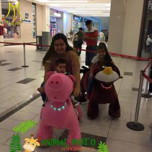 Wholesale Hansel amusement park games kiddie electric ride on walking toy unicorn from china suppliers