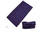 Fishing Head Scarf Five Pointed Star Logo , Fishing Purple Cooling Neck Gaiter