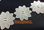 Lace Collar Applique Neckline Lace Crochet Flower Motif Patchwork Sewing Access