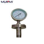 Corrosion Resistant Stainless steel Diaphragm pressure gauge with Flange