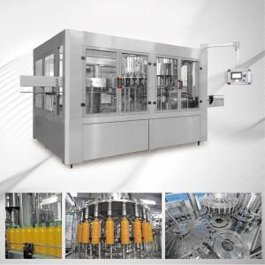 China 380v High Accurate Small Scale Juice Bottling Equipment on sale