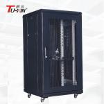 Home Rolling 19 Inch Server Rack Radiation Protection Good Heat Dissipation