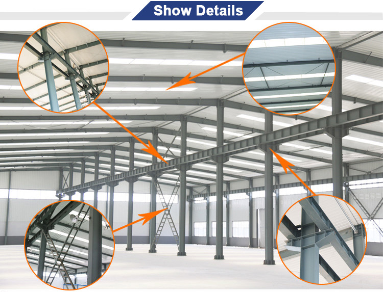 Insulated Steel Industrial Economic JIS Prefab Workshop Buildings OEM