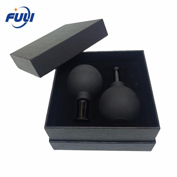 2 Pieces Vacuum Facial Silicone Cupping Without Fire Massager Cellulite Vacuum