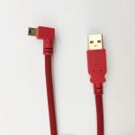 USB 2.0 USB A Male To Right Angle Micro USB Cable Fast Charging Cable