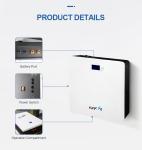 51.2V 100Ah 5KWh Wall Mounted Solar Battery Residential Deep Cycle LiFePo4