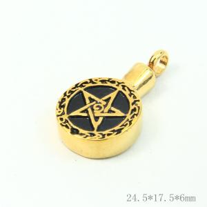 Wholesale Fashion New Unique Design Stainless Steel Perfume Bottle Chain Necklace Pendant LPP34-2 from china suppliers