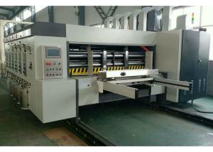 Wholesale Low Noise Corrugated Box Die Cutting Machine , Electric Flexo Printer Slotter Die Cutter from china suppliers