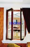Aluminum Surface Timber Look Aluminium Windows With Good Heat Insulation for