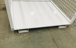 W1060 * D1060 * H1800 Grey Wire Mesh Security Cage For Cylinder