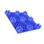 600Kg Dynamic Load 1100 X 1100 Plastic Pallets Nestable Blue HDPE For Medical /