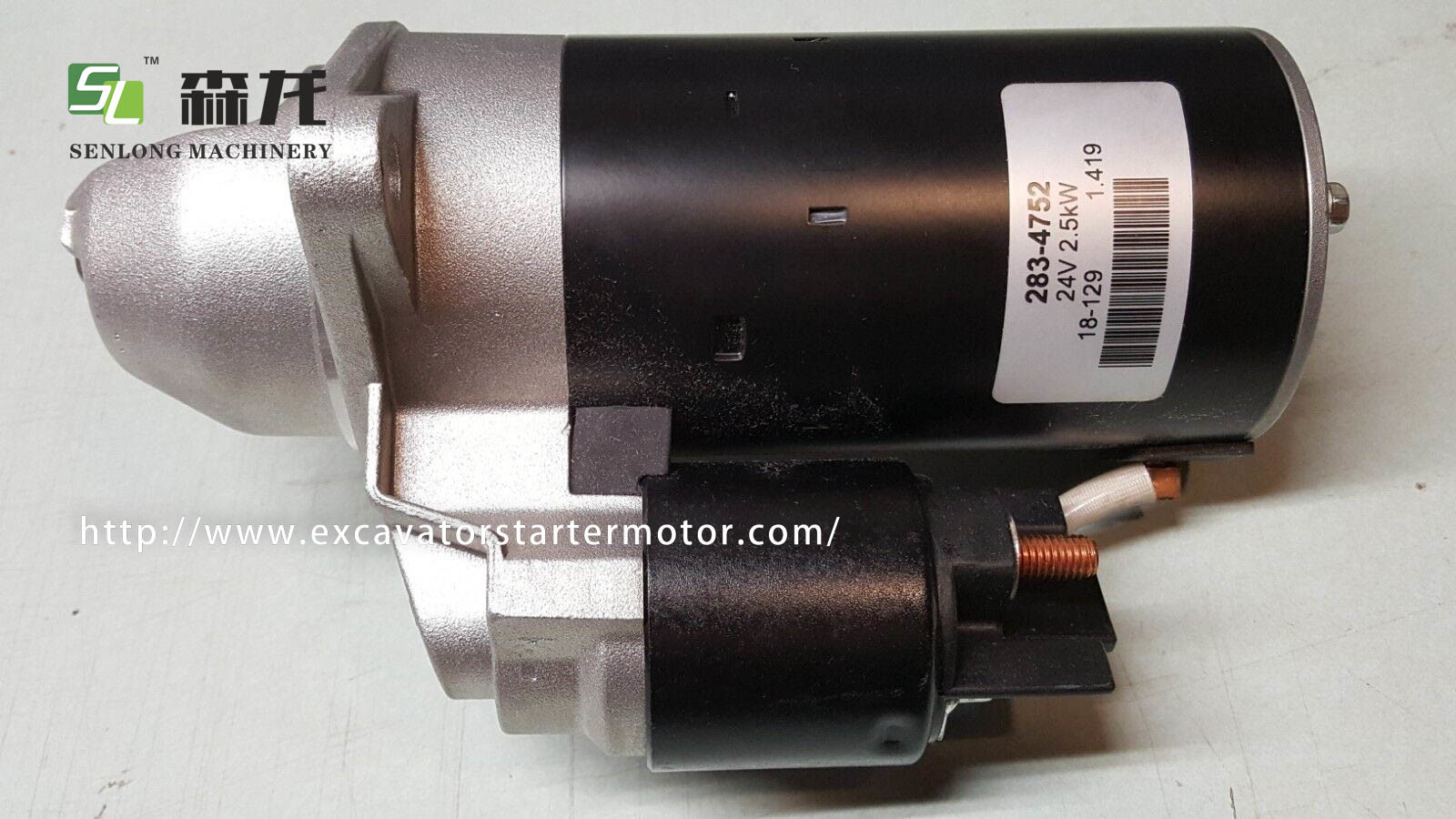 24V 9T 2.5KW Excavator Starter Motor 283-47521 STG92354 11131419 AZE2156