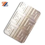3D Decoration Stamped Stainless Steel Panel 304 For Wall And Ceiling Top