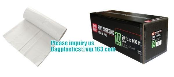 clear transparent roof polyethylene cover film plastic sheeting, Low Price of