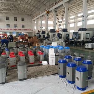 Wholesale aluminum actuator pneumatic. type single and double acting 90 degree rotation from china suppliers
