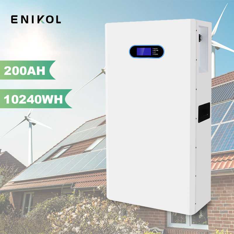 Long Cycle Life 48V Solar Battery Lithium 51.2V 10KWH Rechargeable Lifepo4 Battery