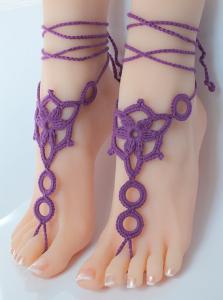 Wholesale Crochet Barefoot, Nude shoes, Foot Jewelry, Beach Wedding, Sexy Anklet , Bellydanc from china suppliers