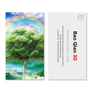 Wholesale Customized Logo 3D Lenticular Card / Shaped Stand Holographic Business Cards from china suppliers
