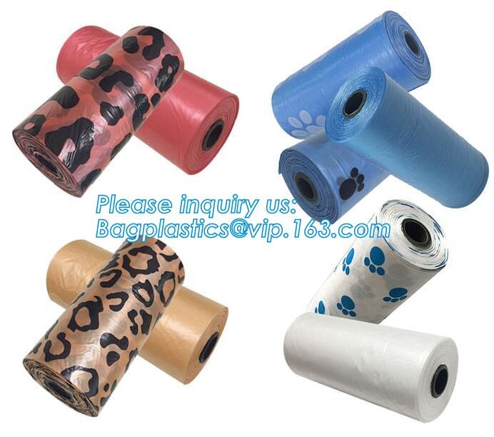 Garbage bag Dog poop bags T-shirt Plastic bag Laundry bags trash bag Nappy Sacks Produce bag die cut/loop handle bags Dr