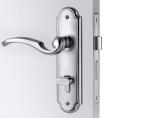 Zinc Alloy Entrance Mortise Door Lock Stain Nickel With Mortise Lock Body