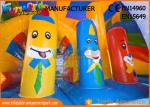 Customized Commercial Inflatable Bouncer Slide Cartoon Printing For Outdoor
