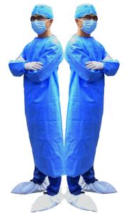 Wholesale 30-60g Disposable Surgical Gown Shield Bacterial Water Impervious from china suppliers